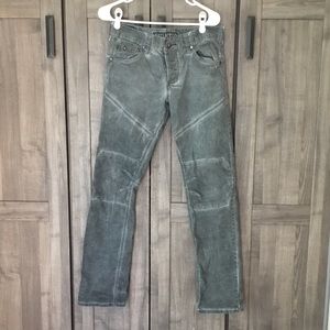Affliction Gage Mens 31 x 31 gray wash jeans